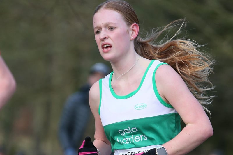 Gala Harriers under-15 Poppy Lunn finished 32nd in 12:24 in Sunday's junior Borders Cross-Country Series race at Paxton