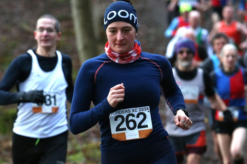 Lauderdale Limper Charlotte Dun finished 83rd in 32:27 in Sunday's senior Borders Cross-Country Series race at Paxton