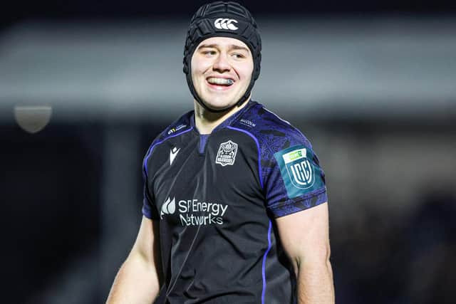 Melrose’s Dylan Cockburn is the only Glasgow Warriors player in an academy draft of 12 assigned to the Borders’ three Arnold Clark Premiership clubs for next rugby season, with the other 11 coming from Eduinburgh (Photo: Ross MacDonald/SNS Group/Glasgow Warriors)