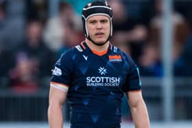 Darcy Graham during Edinburgh's 45-21 United Rugby Championship win at home to Swansea's Ospreys on Saturday, April 15 (Pic: Ross Parker/SNS Group/SRU)