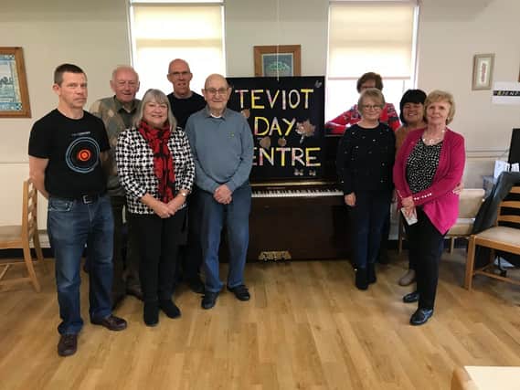 Campaigners at the Teviot Day Service.