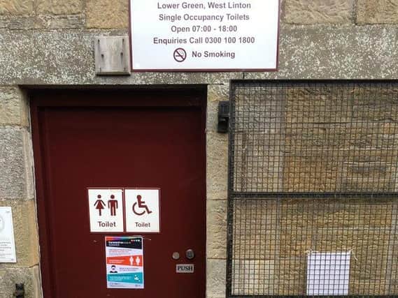 West Linton toilets are among those given a reprieve. (Photo: Ian Reid)