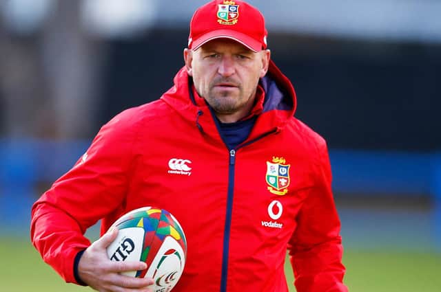 British and Irish Lions attack coach Gregor Townsend in Cape Town in July (Photo by Steve Haag/pool/AFP via Getty Images)