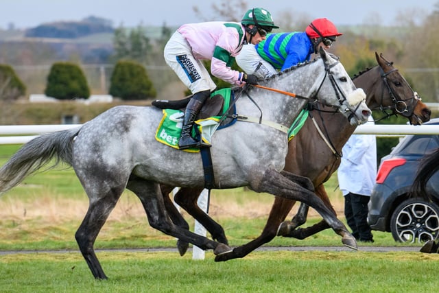 Hawick jockey Bruce Lynn finished third on Elvis Mail for Fife trainer Nick Alexander in the 3.25pm Bet365 Premier Chase at Kelso Racecourse on Saturday (Photo: Alan Raeburn)