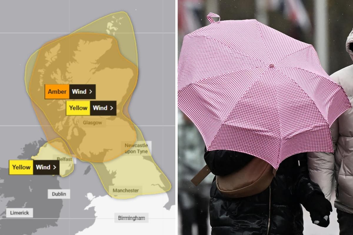 Alpine Weather Storm Boelo weather warning upgraded to amber as strong winds set to ...