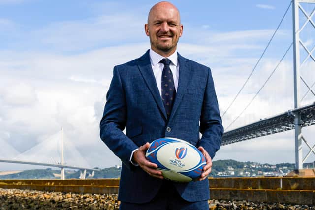 Scotland head coach Gregor Townsend at Wednesday's Rugby World Cup squad announcement at South Queensferry (Photo by Craig Williamson/SNS Group/SRU)