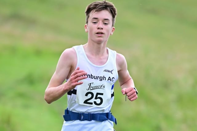 Edinburgh's Josh Daunt clocked 12:32 to win 2023's Cademuir Rollercoaster 3km junior race at Peebles