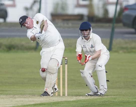 Ross Graham batting for St Boswells (Pic Bill McBurnie)