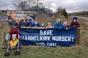A campaign was launched to save Channelkirk Nursery.