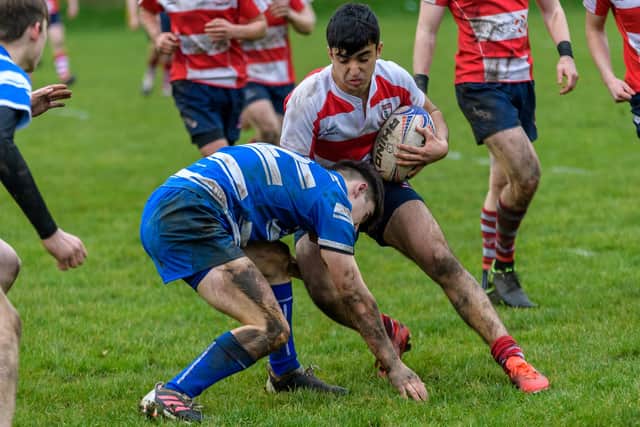 Peebles Colts beating Jed Thistle 33-14 (Photo: Stephen Mathison)