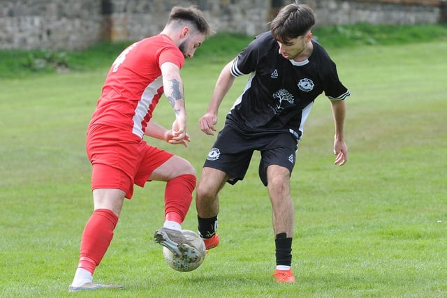 Gala Hotspur winning 4-2 at home to Kelso Thistle at Galashiels Public Park on Saturday in the Border Amateur Football Association's B division (Photo: Grant Kinghorn)
