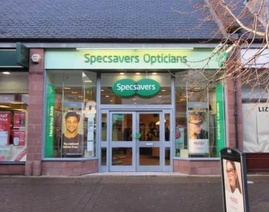 Specsavers in Galashiels.