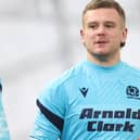 Darcy Graham during a Scotland training session at the Oriam in Edinburgh on Monday (Photo by Ross MacDonald/SNS Group/SRU)