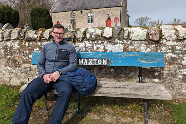 Iagan MacNeil takes a breather at Maxton, in the new BBC Alba series.