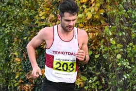 Rory Anderson won the latest Jedburgh Running Festival’s half-marathon on Sunday in 1:15:39 (Photo: Neil Renton)