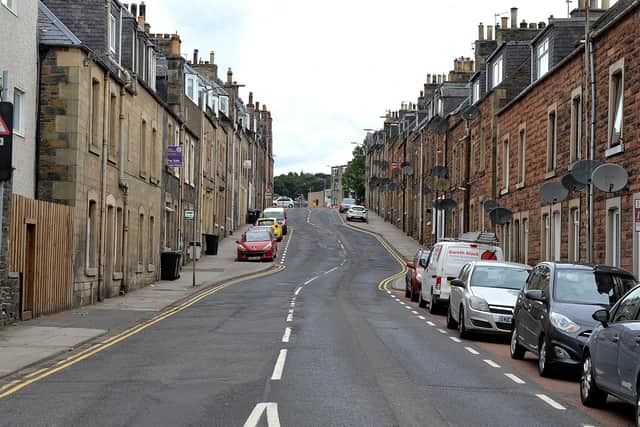 Scott Street in Galashiels.