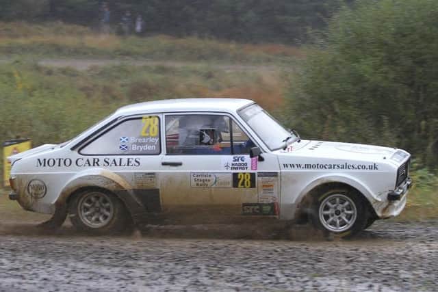 Alistair Brearley and co-driver Gerry Bryden in action during the Carlisle stage of the Motorsport UK Scottish Rally Championship (Pic: Motorsport UK Scottish Rally Championship)