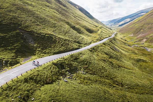 Cyclists taking part in 2023's Tour o' the Borders (Pic: Marc Marshall)
