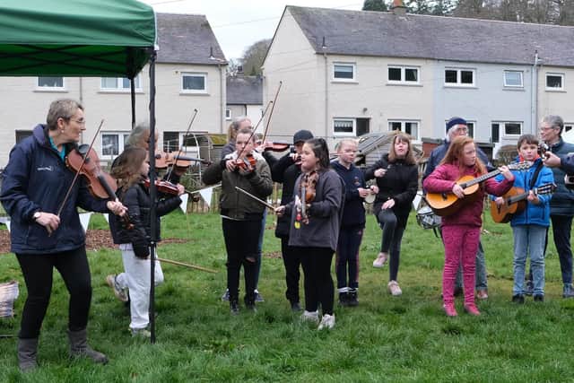 Bannerfield Buskers provided the entertainment.
