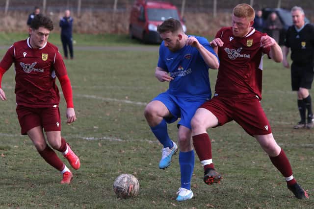 Ancrum in possession against Linton Hotspur at the weekend (Pic: Steve Cox)