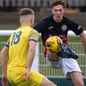Gala Fairydean Rovers losing 7-2 at home to Broomhill at Netherdale on Saturday (Pic: Thomas Brown)