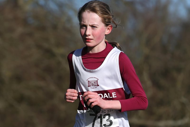 Teviotdale Harriers under-11 Holly Mabon was 59th in 21:29 in Sunday's junior Borders Cross-Country Series race at Duns