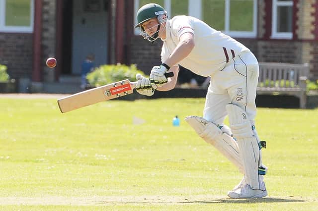 Selkirk skipper Greg Fenton, pictured playing Carlton's thirds in mid-May, scored 103 at Kirk Brae on Saturday (Pic: Grant Kinghorn)