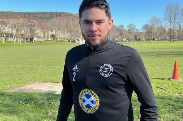New Peebles Rovers manager Ger Rossi
