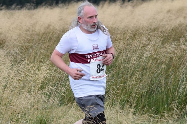 Billy Caswell finished 23rd out of 27 in this year’s Penchrise Pen hill race near Hawick in 1:01:32