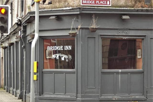 The incident happened outside the Bridge Inn in Galashiels.