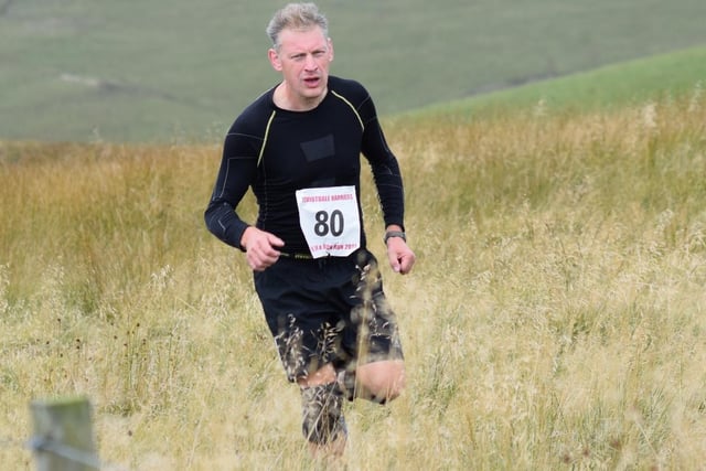 Gary Cairns was 13th across the line in the five-mile Penchrise Pen hill race near Hawick on Sunday in a time of 47:40