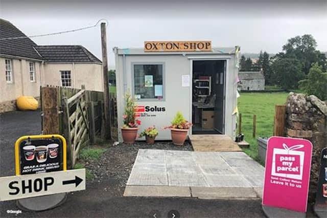 Oxton's community shop.