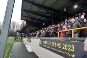The Greenyards stand was full as the service was streamed to Doddie's former club.