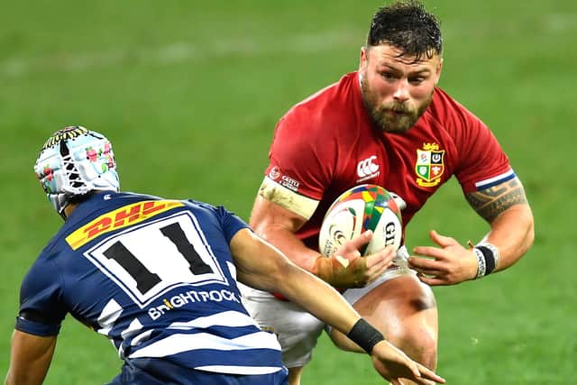 Rory Sutherland playing for the British and Irish Lions during against DHL Stormers at the weekend (Photo by Ashley Vlotman/Gallo Images/Getty Images)