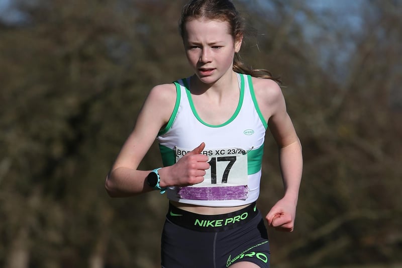 Gala Harriers under-13 Amber Gajczak was 61st in 21:40 in Sunday's junior Borders Cross-Country Series race at Duns
