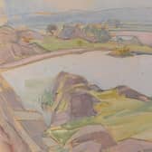 One of the Redpath paintings in the exhibition, courtesy of the Fleming collection.