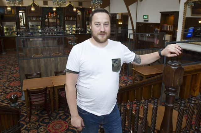 Richard Conway, manager of the Bourtree Wetherspoon pub in Hawick. Photo: Bill McBurnie.