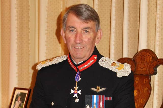 Former Lord Leiutenant of Berwickshire, Major Major Alexander Trotter.