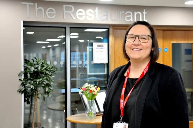 New instructor Michelle Blaikie at the restaurant.