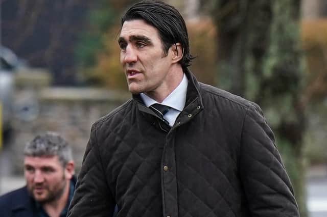 Former Scotland rugby captain Kelly Brown pictured at Doddie Weir's memorial service in Melrose in December 2022 (Photo by Peter Summers/Getty Images)