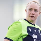 Hawick's Lana Skeldon at a Scotland training session in Edinburgh on Tuesday (Photo by Ross Parker/SNS Group/SRU)