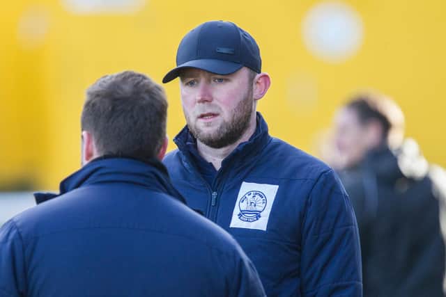 Grant Sandison resigned as Vale of Leithen gaffer after 2-1 defeat at Gala Fairydean (Pics by Bill McBurnie)