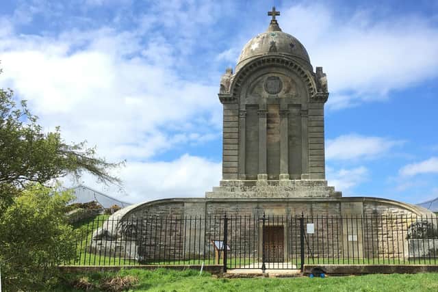 The mausoleum on Gersit Law has been restored.