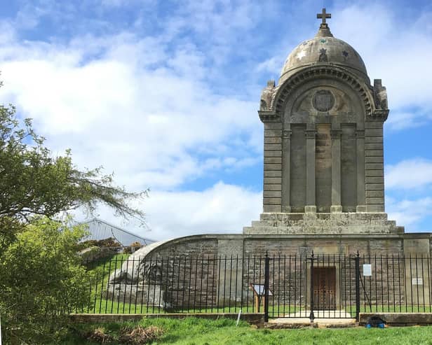 ​The mausoleum on Gersit Law has been restored.
