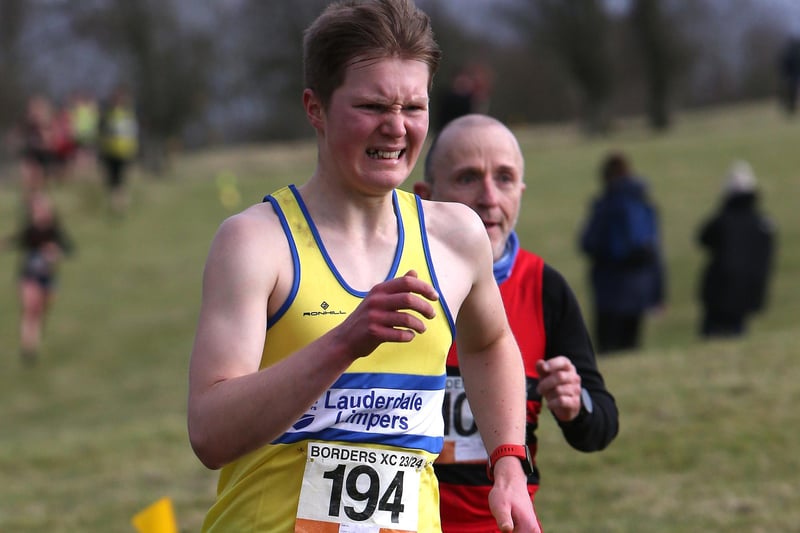Lauderdale Limpers junior Joseph Dawes clocked 27:54, placing 26th at Denholm's Borders Cross-Country Series meeting on Sunday