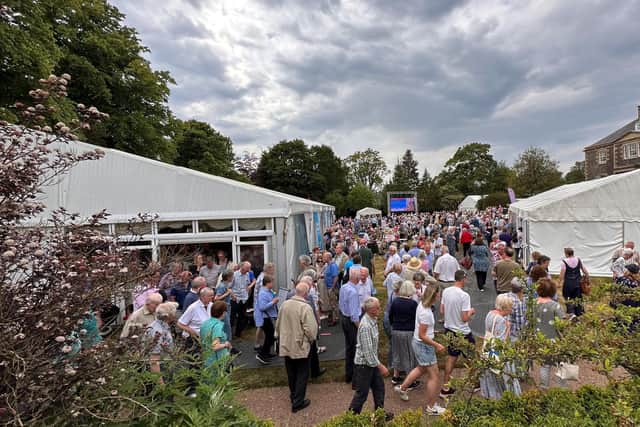 The Borders Book Festival enjoyed record numbers through the gates this year.