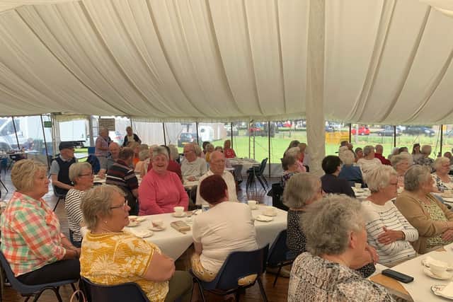 The event held for the town's older residents went extremely well.