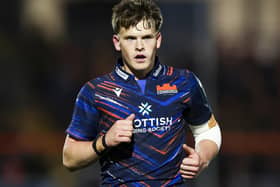 Hector Patterson playing for Edinburgh during their 31-30 win hosting Zebre Parma at the capital’s Hive Stadium in April (Photo: Ewan Bootman/SNS Group/Edinburgh)