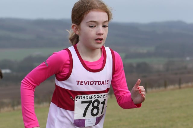 Freya Michie finished 75th in 18:06 at Sunday's Borders Cross-Country Series junior race at Denholm