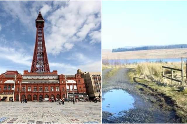 The turbines would be almost the height of the Blackpool Tower
